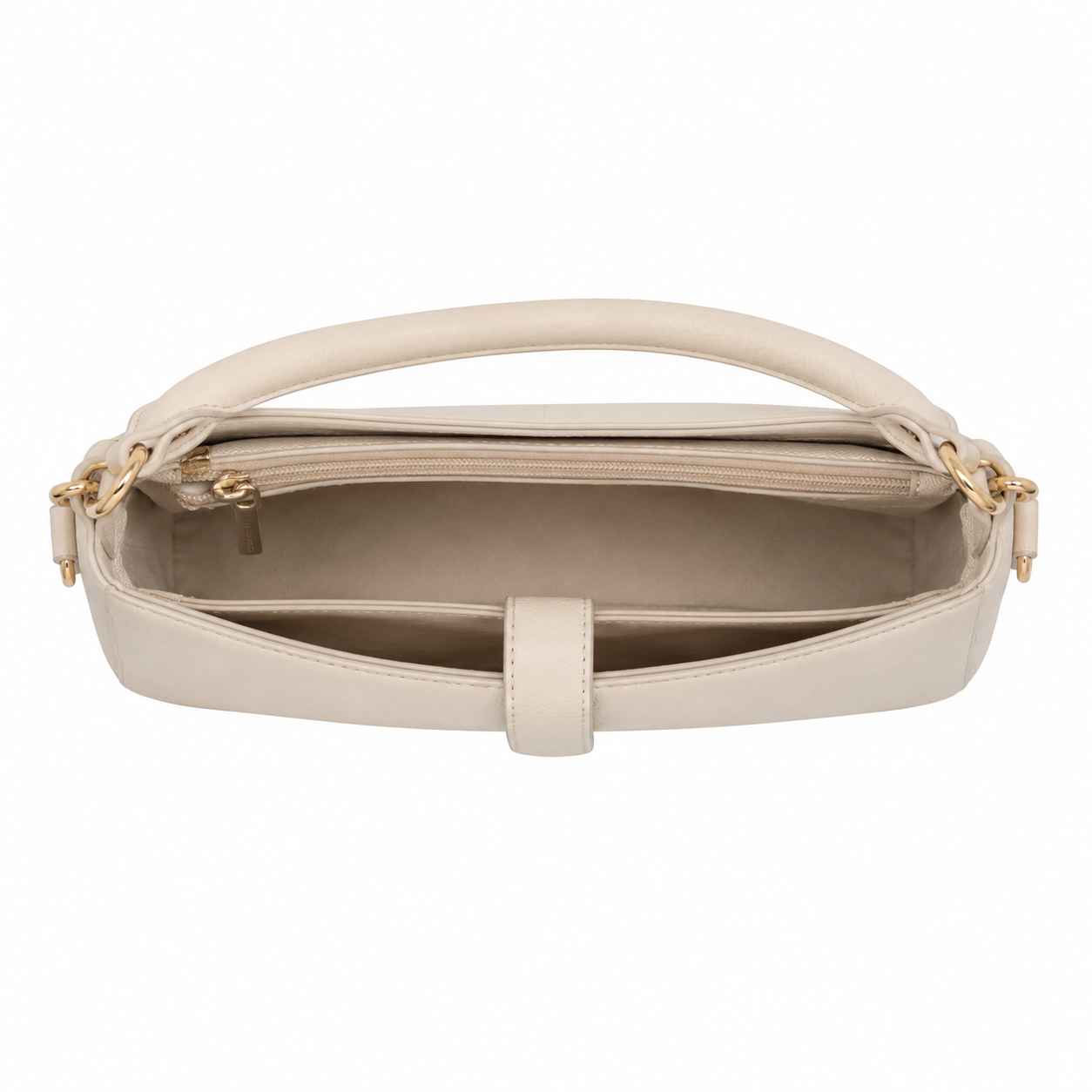 Vabour Cream Shoulder Handbag