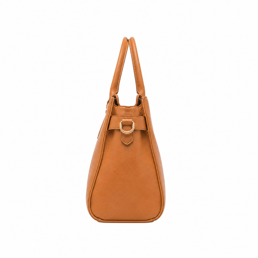 Vabour Structured Faux Leather Tote Handbag for Women