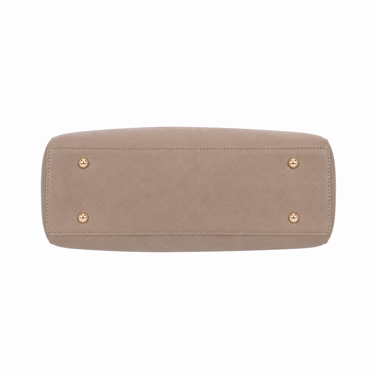 vabura Taupe Faux Leather Tote Handbag for Women