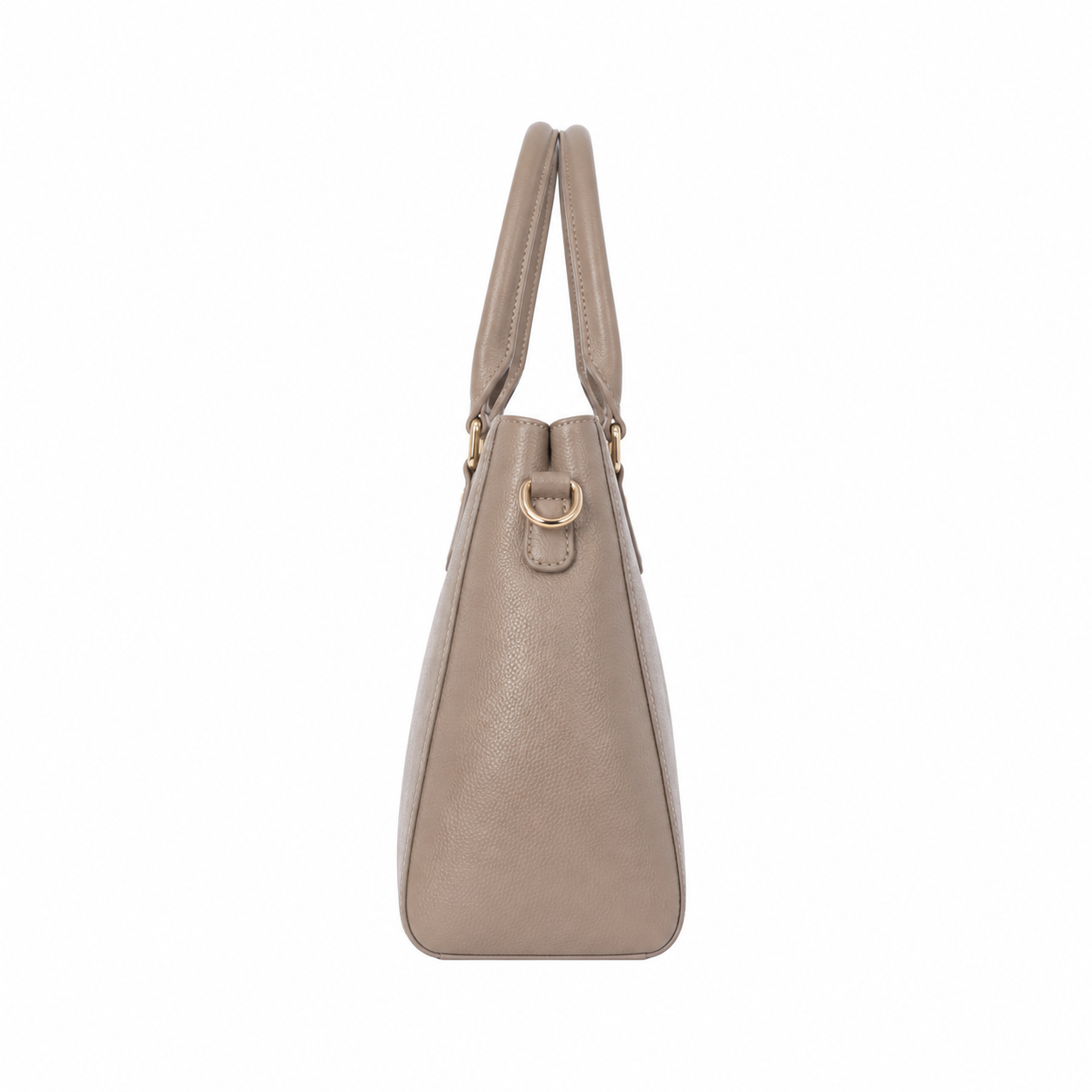 vabura Taupe Faux Leather Tote Handbag for Women